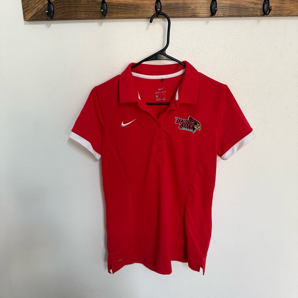 Nike Dri-Fit ISU Redbirds Red Polo Shirt